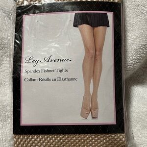 Leg Avenue Nude Fishnet Tights